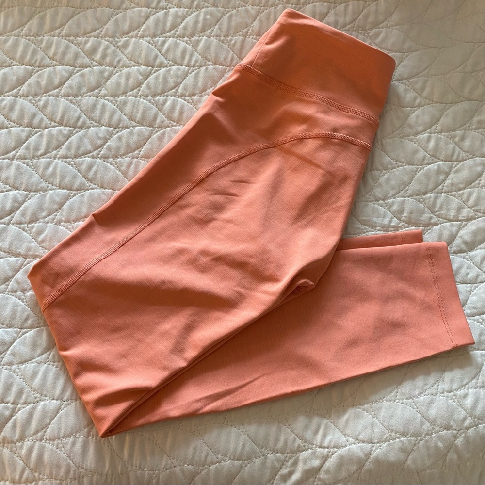Outdoor voices salmon pink orange leggings S